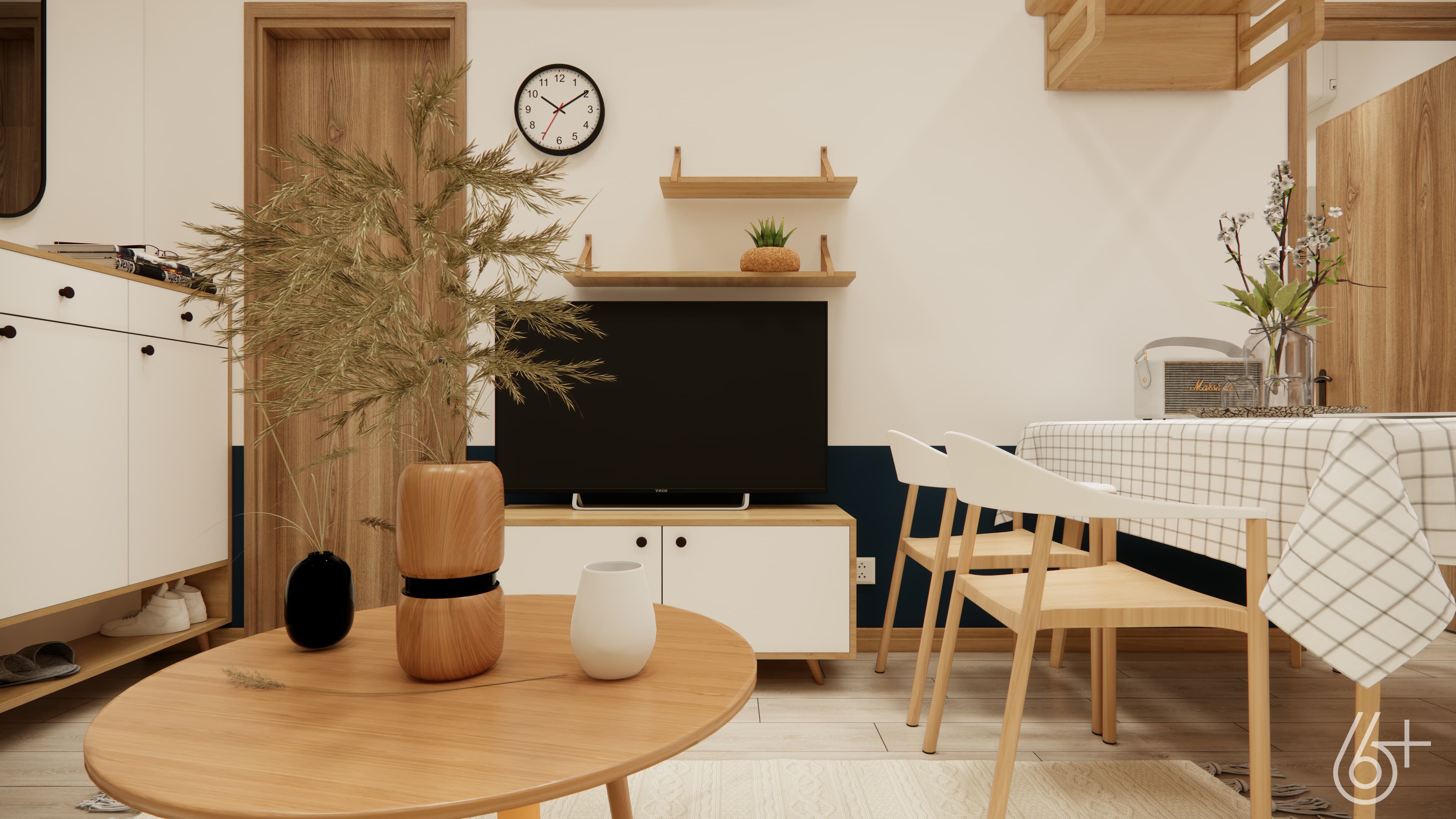 NHÀ Ở XÃ HỘI 50M2 - 2 NGỦ - hình ảnh công trình