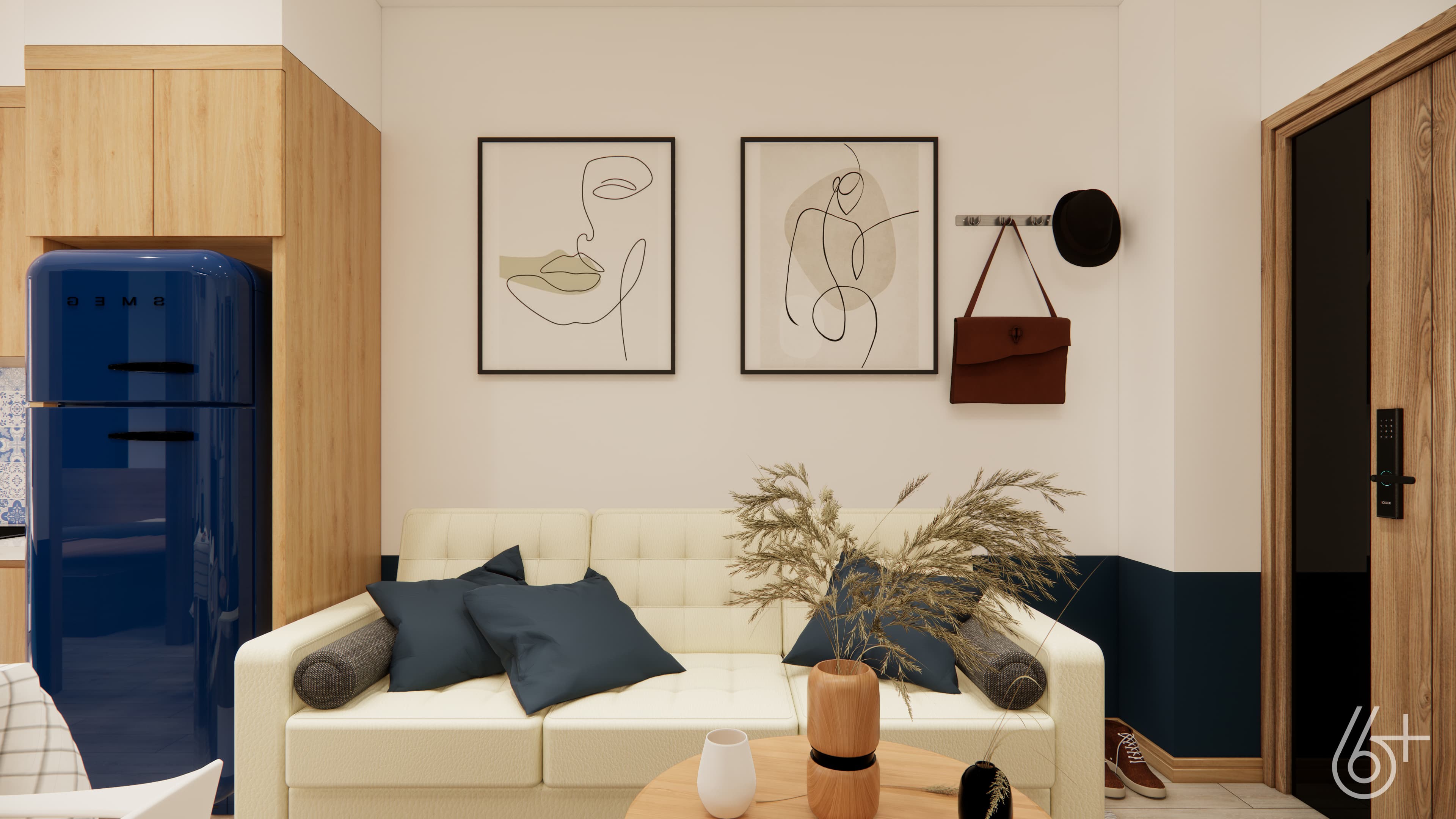 NHÀ Ở XÃ HỘI 50M2 - 2 NGỦ - hình ảnh công trình
