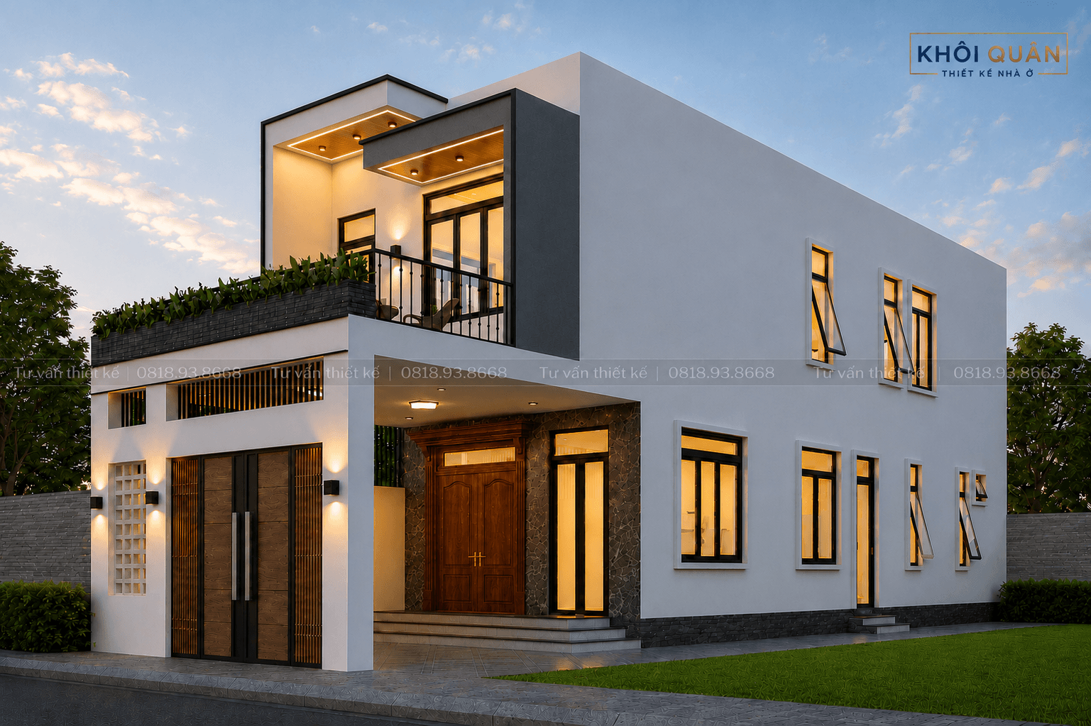 Công trình 3 của KHÔI QUÂN Thiết kế nhà dân