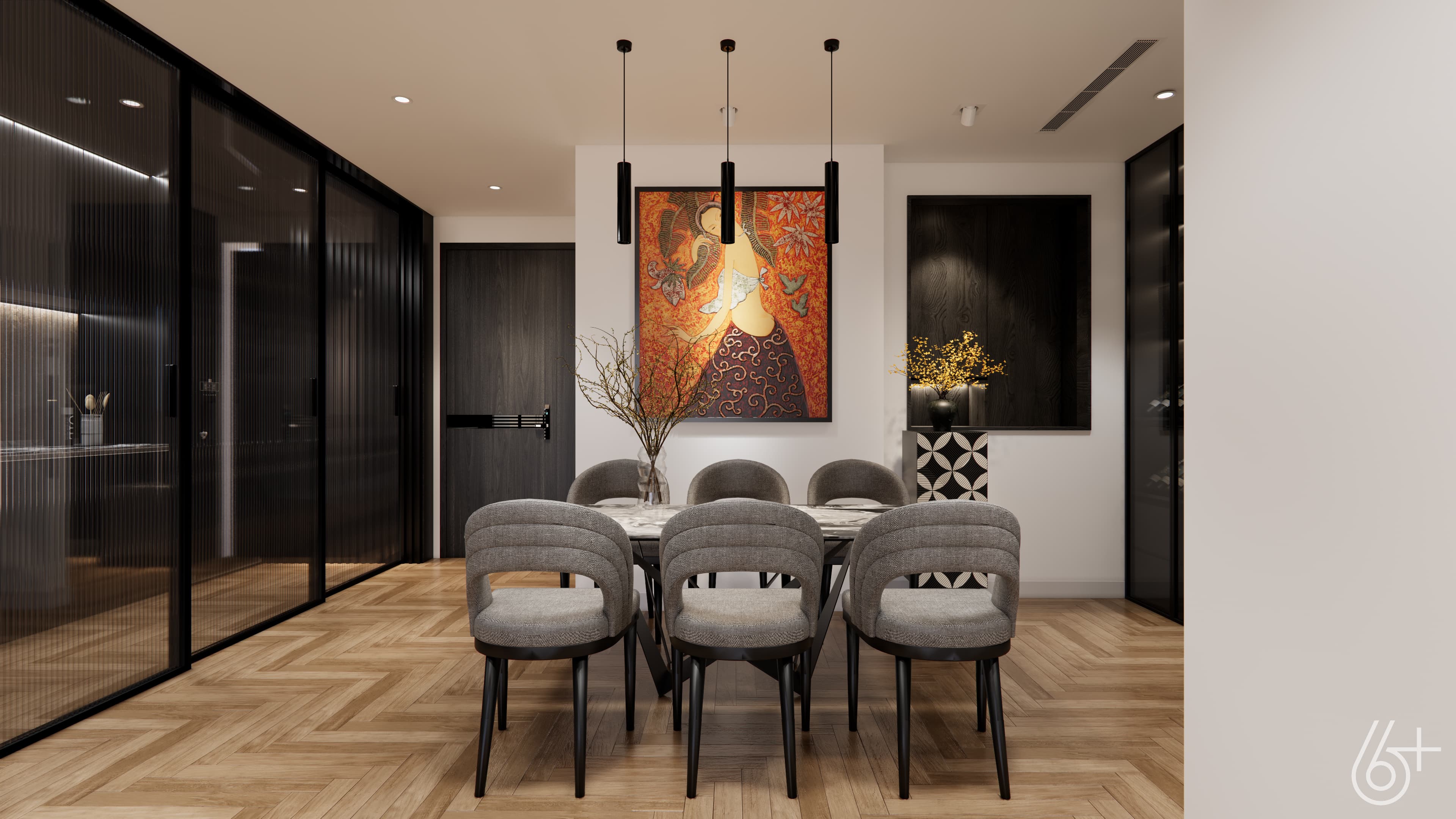 CĂN HỘ GƯƠNG ĐEN - 3 NGỦ - KHAI SƠN CITY - hình ảnh công trình