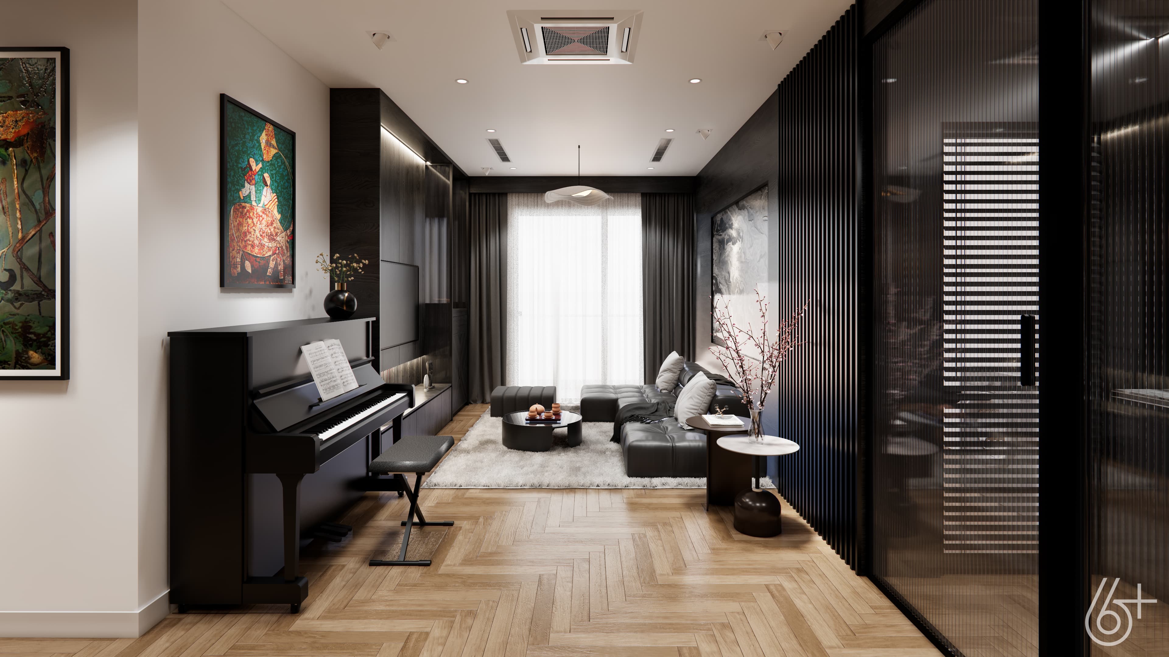 CĂN HỘ GƯƠNG ĐEN - 3 NGỦ - KHAI SƠN CITY - hình ảnh công trình