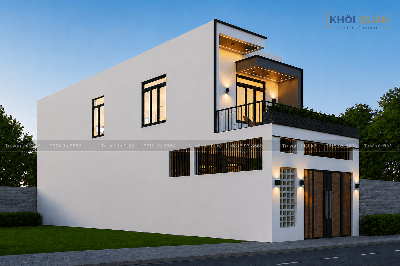 Công trình 2 của KHÔI QUÂN Thiết kế nhà dân