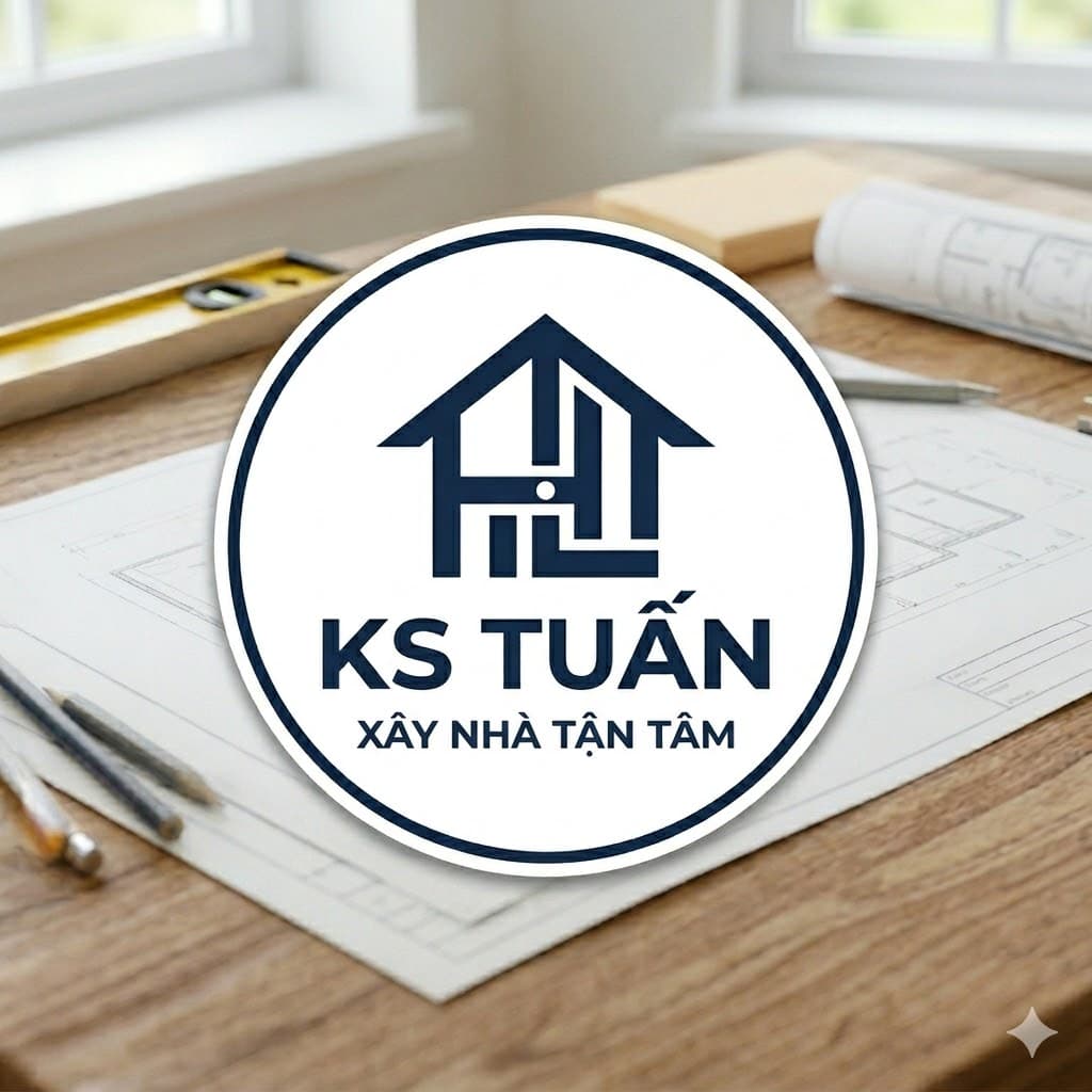 Logo KS TUẤN - XÂY NHÀ TẬN TÂM