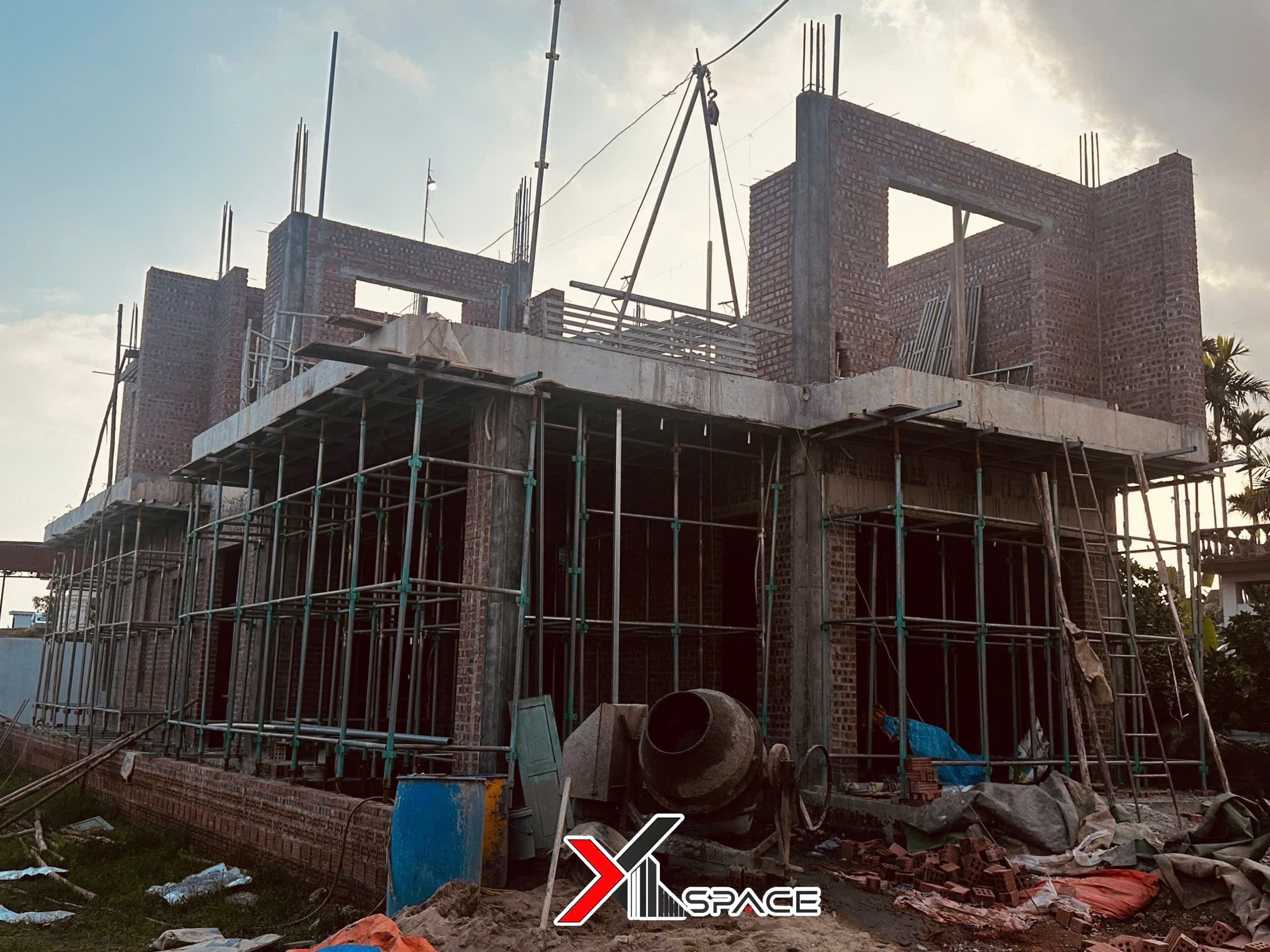 Biệt thự Hiện Đại 3 tầng gia đình anh  chị Châu Hậu - Kinh Môn - Hải Dương  (Hải Phòng) - hình ảnh công trình