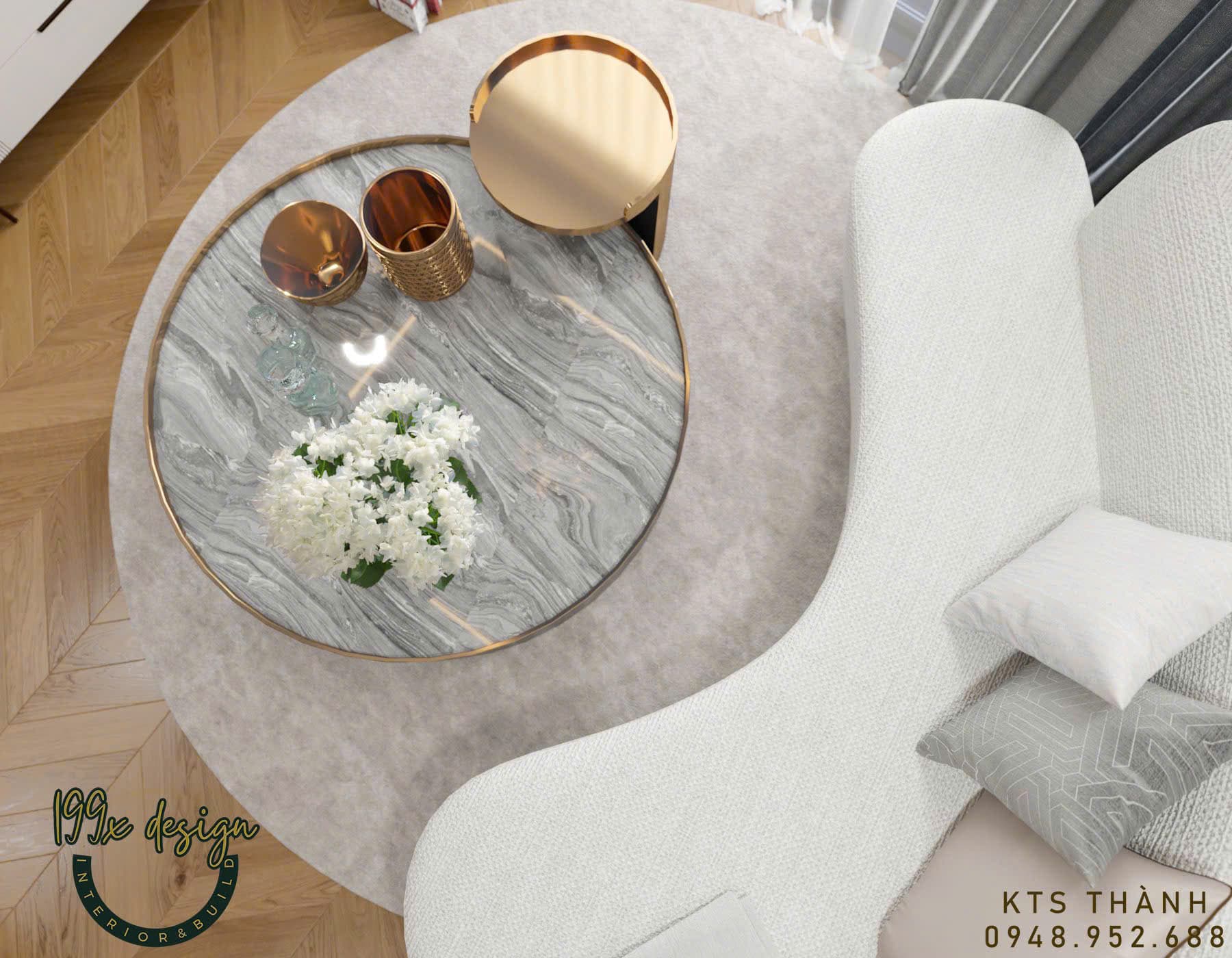 Chung cư 2 phòng ngủ phong cách luxury - hình ảnh công trình