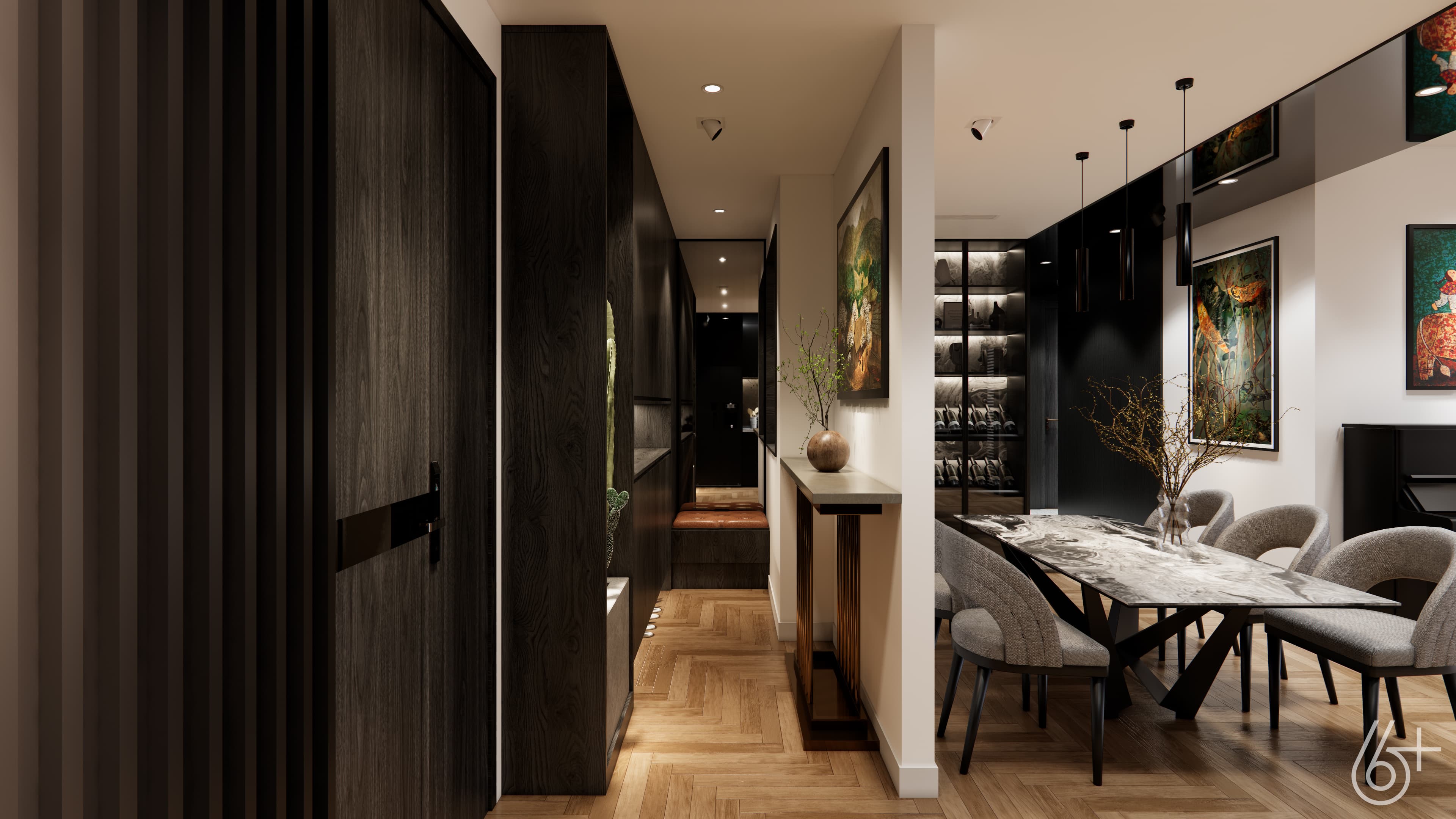 CĂN HỘ GƯƠNG ĐEN - 3 NGỦ - KHAI SƠN CITY - hình ảnh công trình