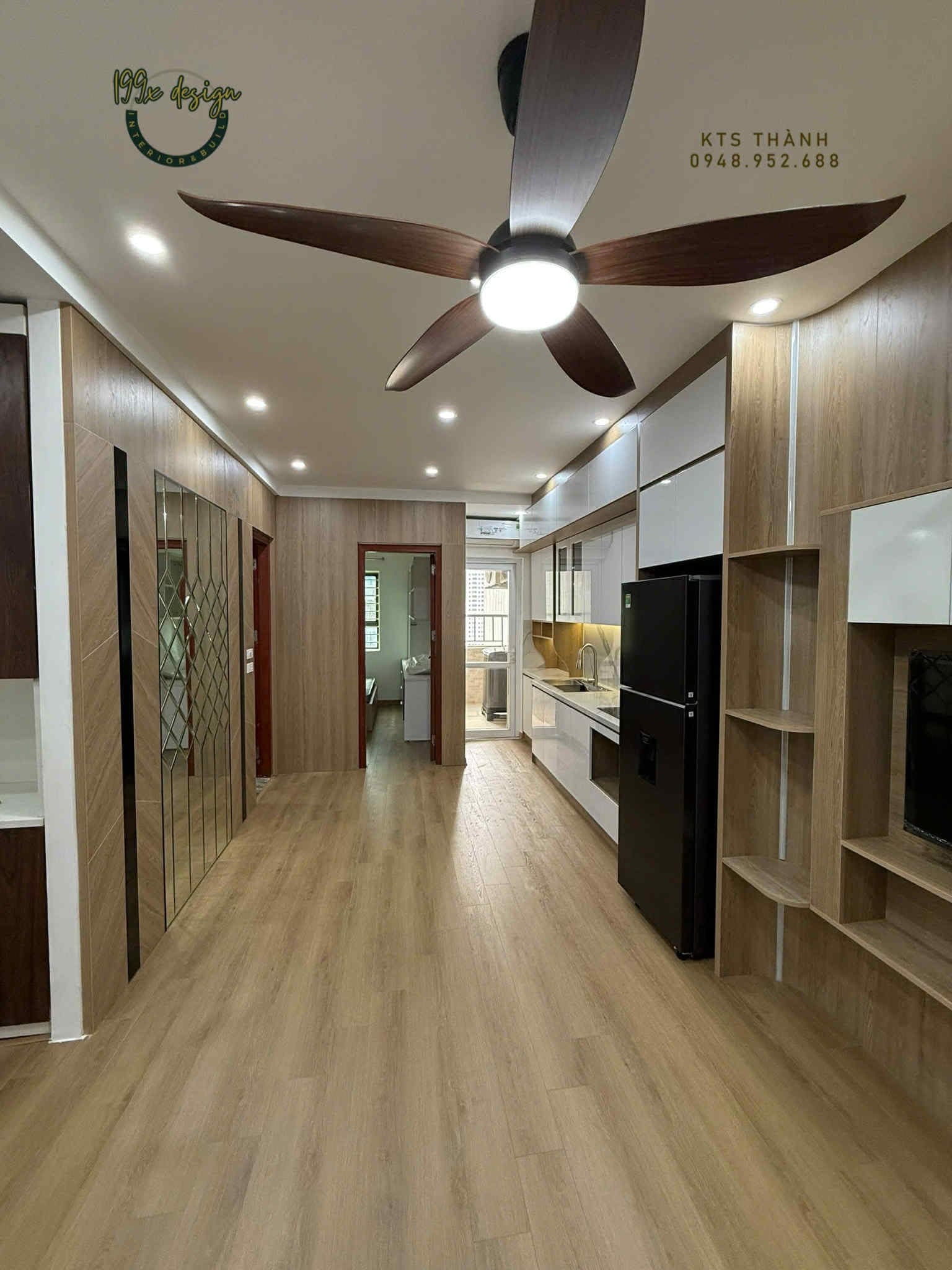 Thi công cải tạo trọn gói căn hộ Linh Đàm - hình ảnh công trình