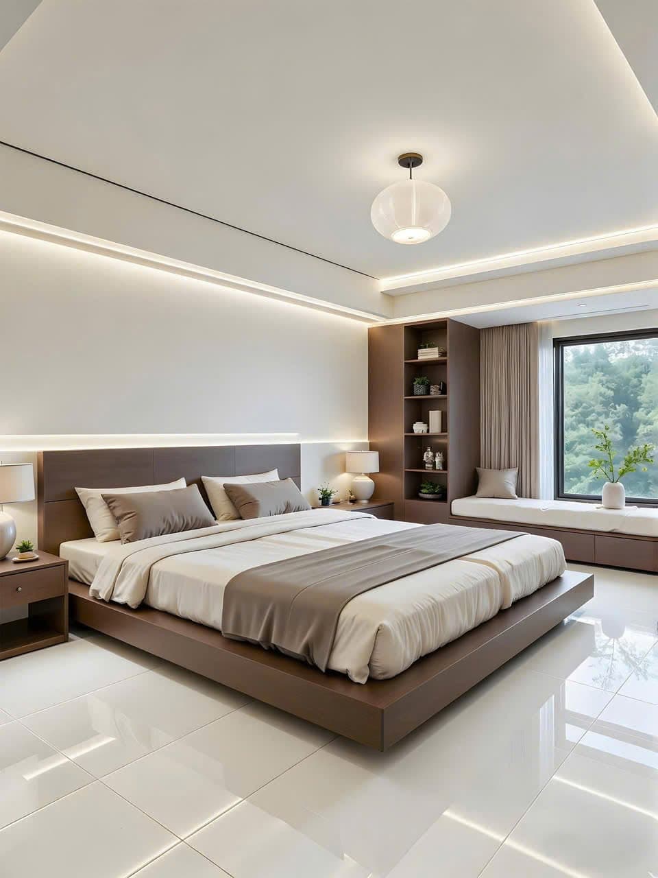 THI CÔNG NỘI THẤT PHÒNG NGỦ MASTER - hình ảnh công trình