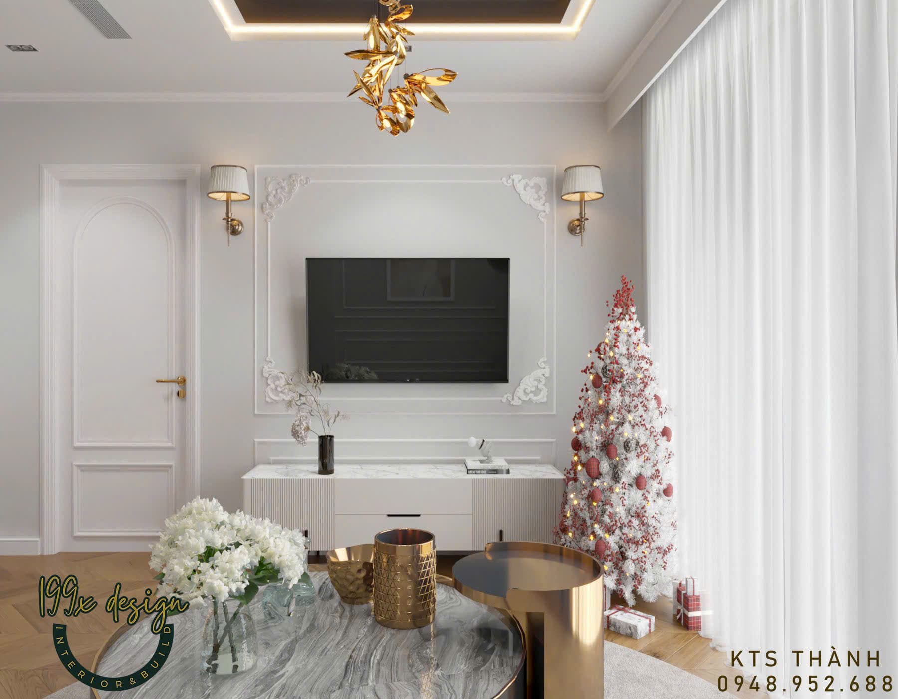 Chung cư 2 phòng ngủ phong cách luxury - hình ảnh công trình