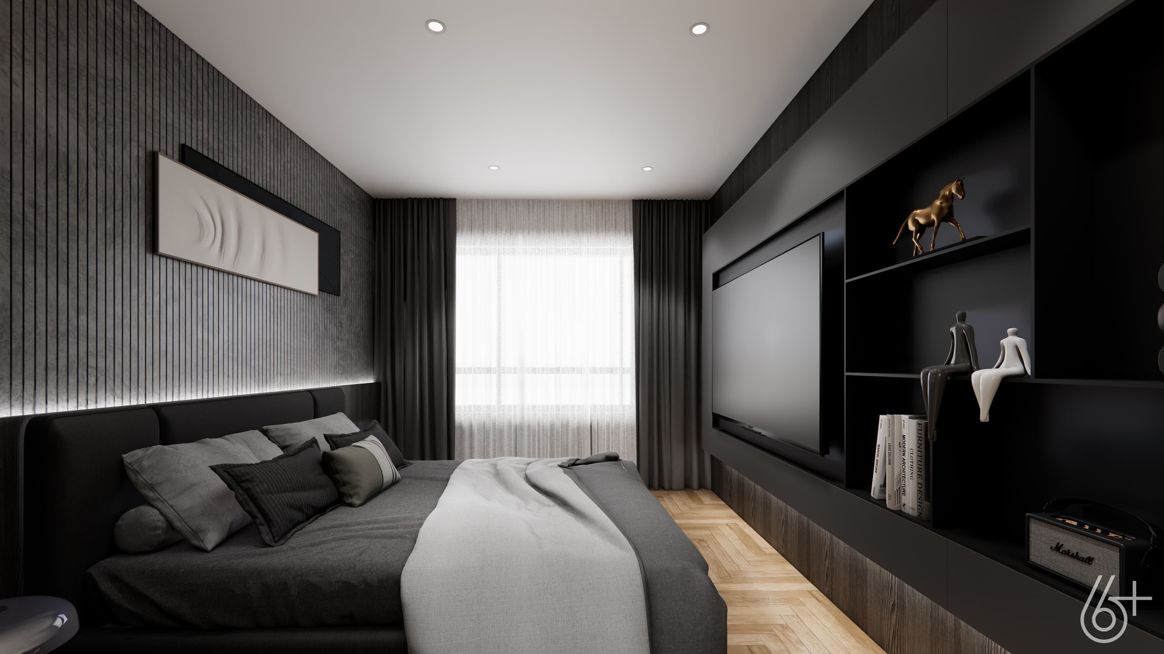 CĂN HỘ GƯƠNG ĐEN - 3 NGỦ - KHAI SƠN CITY - hình ảnh công trình