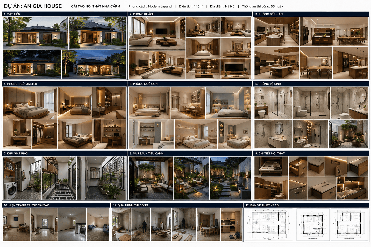 Cải Tạo Nội Thất Nhà Cấp 4 "AN GIA HOUSE"