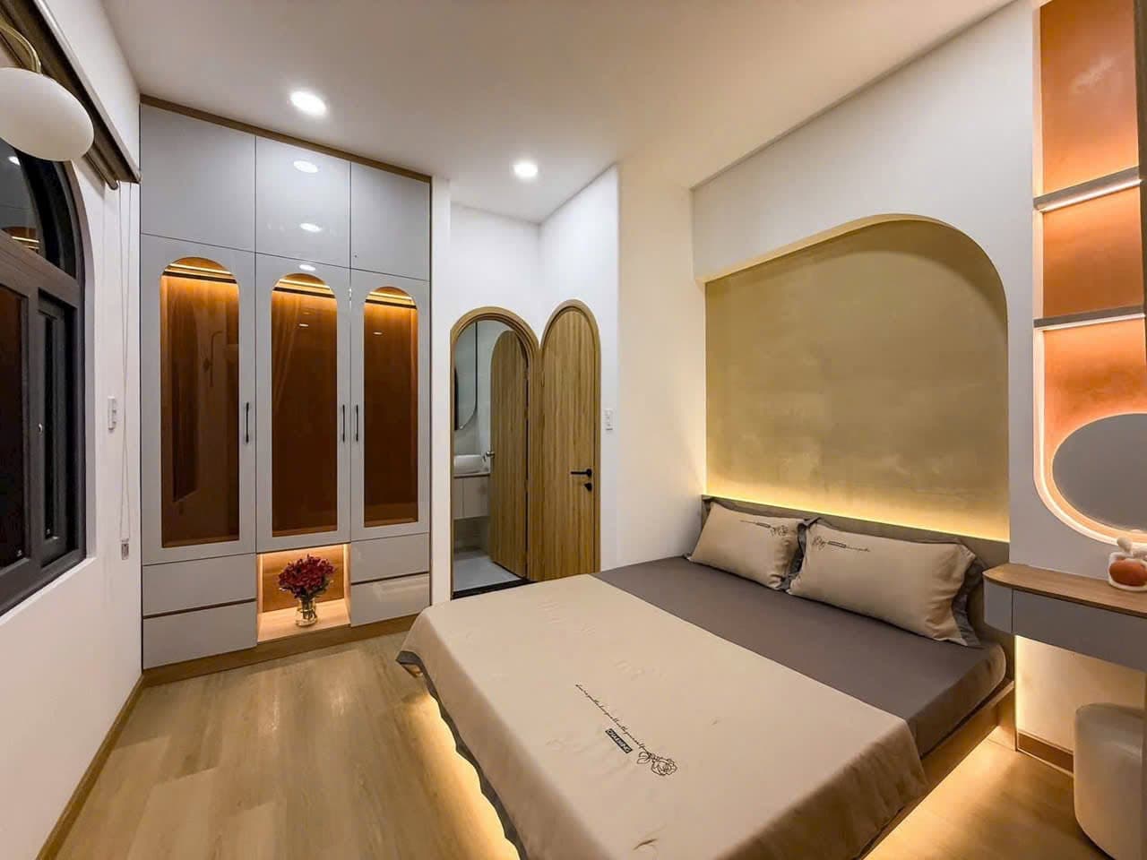 THI CÔNG NỘI THẤT PHÒNG NGỦ MASTER - hình ảnh công trình