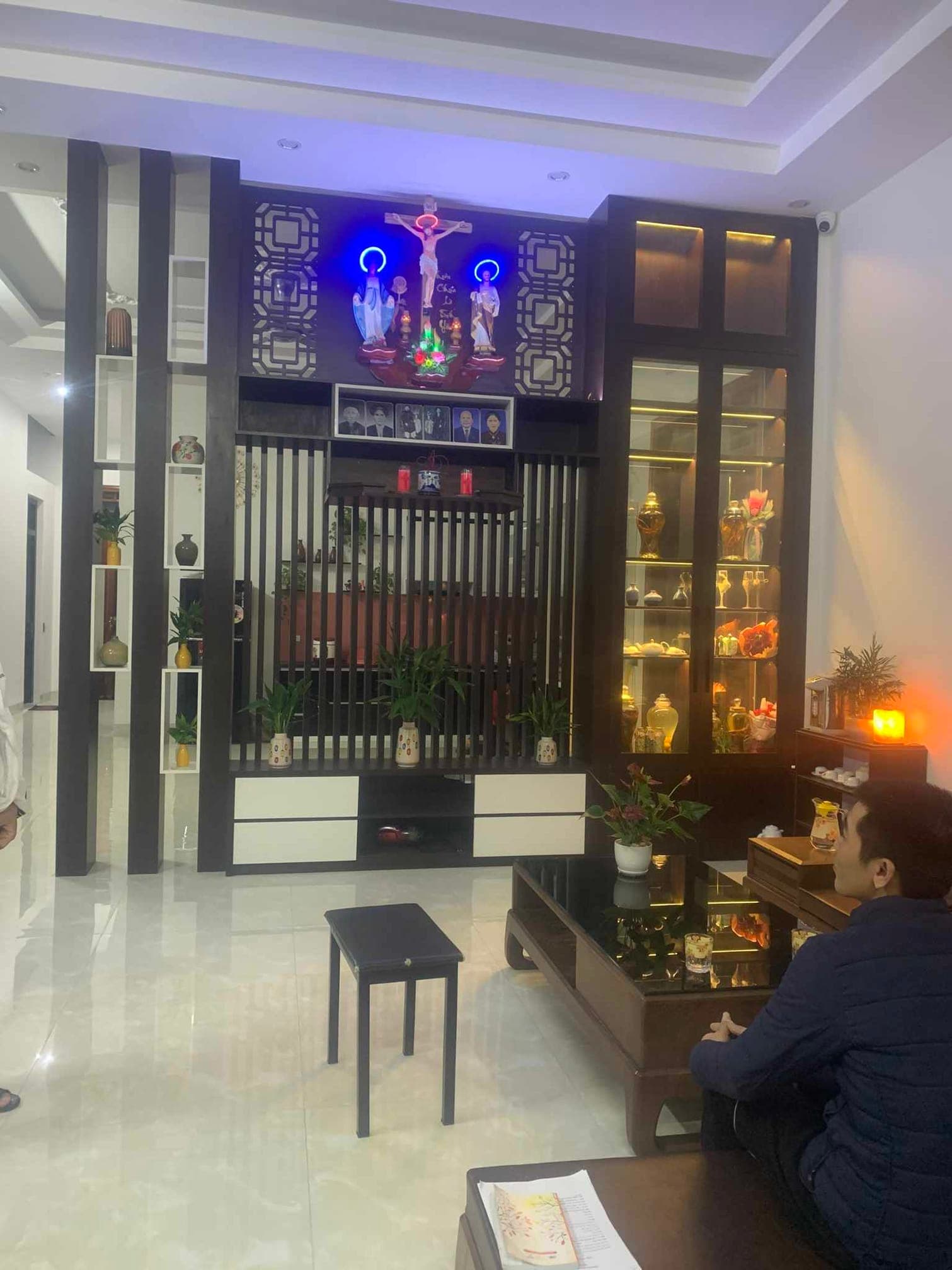 THI CÔNG NỘI THẤT KHU VỰC PHÒNG KHÁCH - hình ảnh công trình