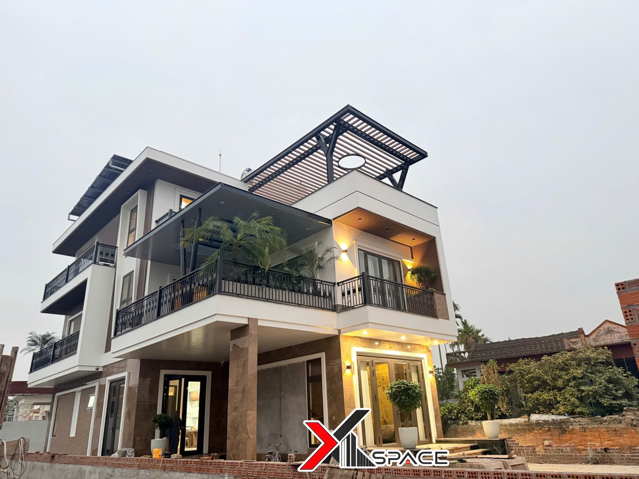 Biệt thự Hiện Đại 3 tầng gia đình anh  chị Châu Hậu - Kinh Môn - Hải Dương  (Hải Phòng) - hình ảnh công trình