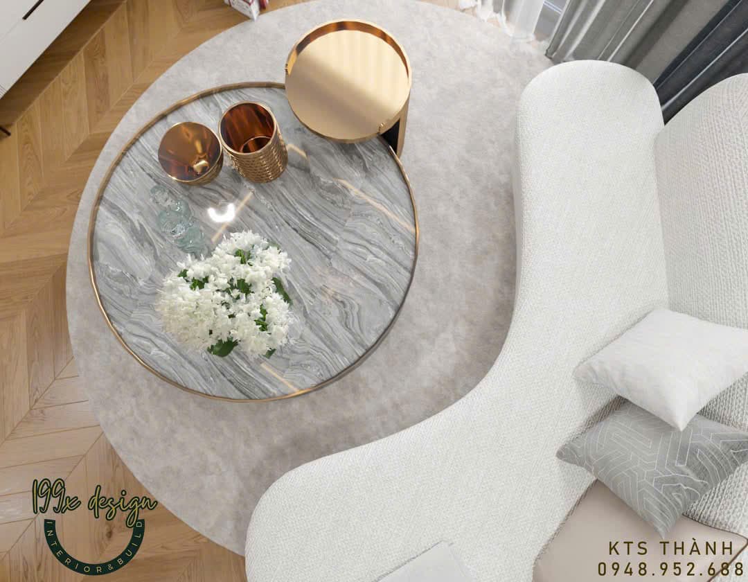 Chung cư 2 phòng ngủ phong cách luxury - hình ảnh công trình