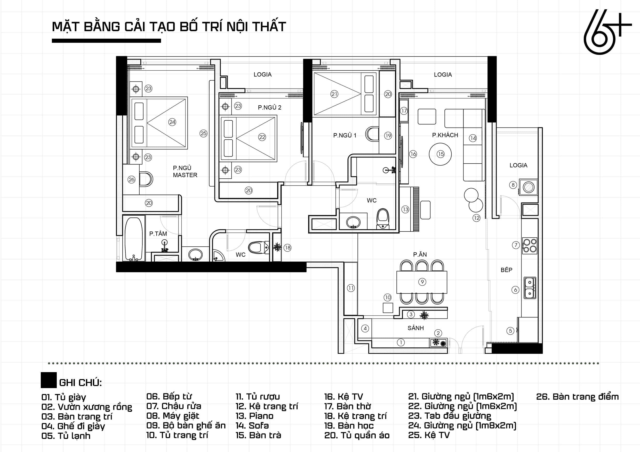 CĂN HỘ GƯƠNG ĐEN - 3 NGỦ - KHAI SƠN CITY - hình ảnh công trình