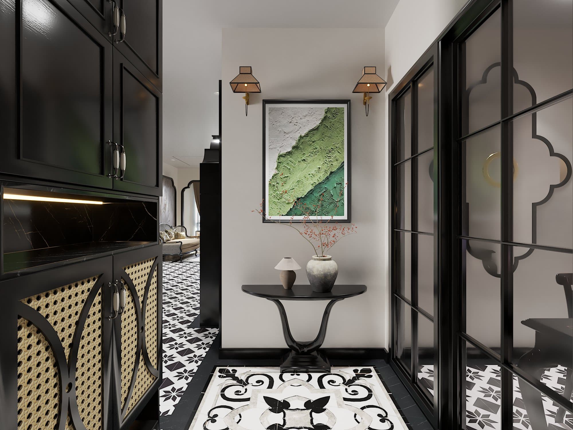 Chung cư phong cách indochine. - hình ảnh công trình