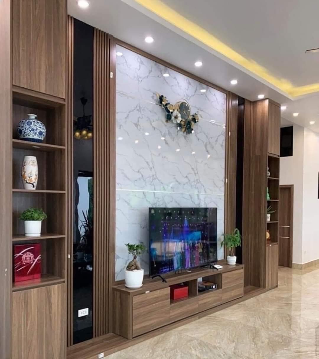 THI CÔNG NỘI THẤT KHU VỰC PHÒNG KHÁCH - hình ảnh công trình