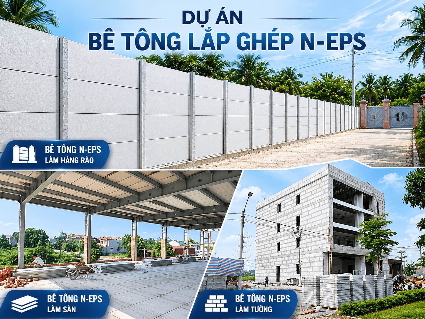 Công trình của CÔNG TY TNHH BÊ TÔNG NHẸ N-EPS