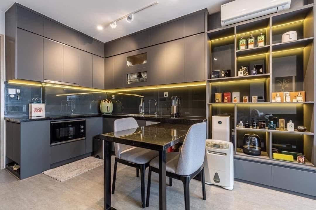 THI CÔNG NỘI THẤT KHU VỰC BẾP - hình ảnh công trình