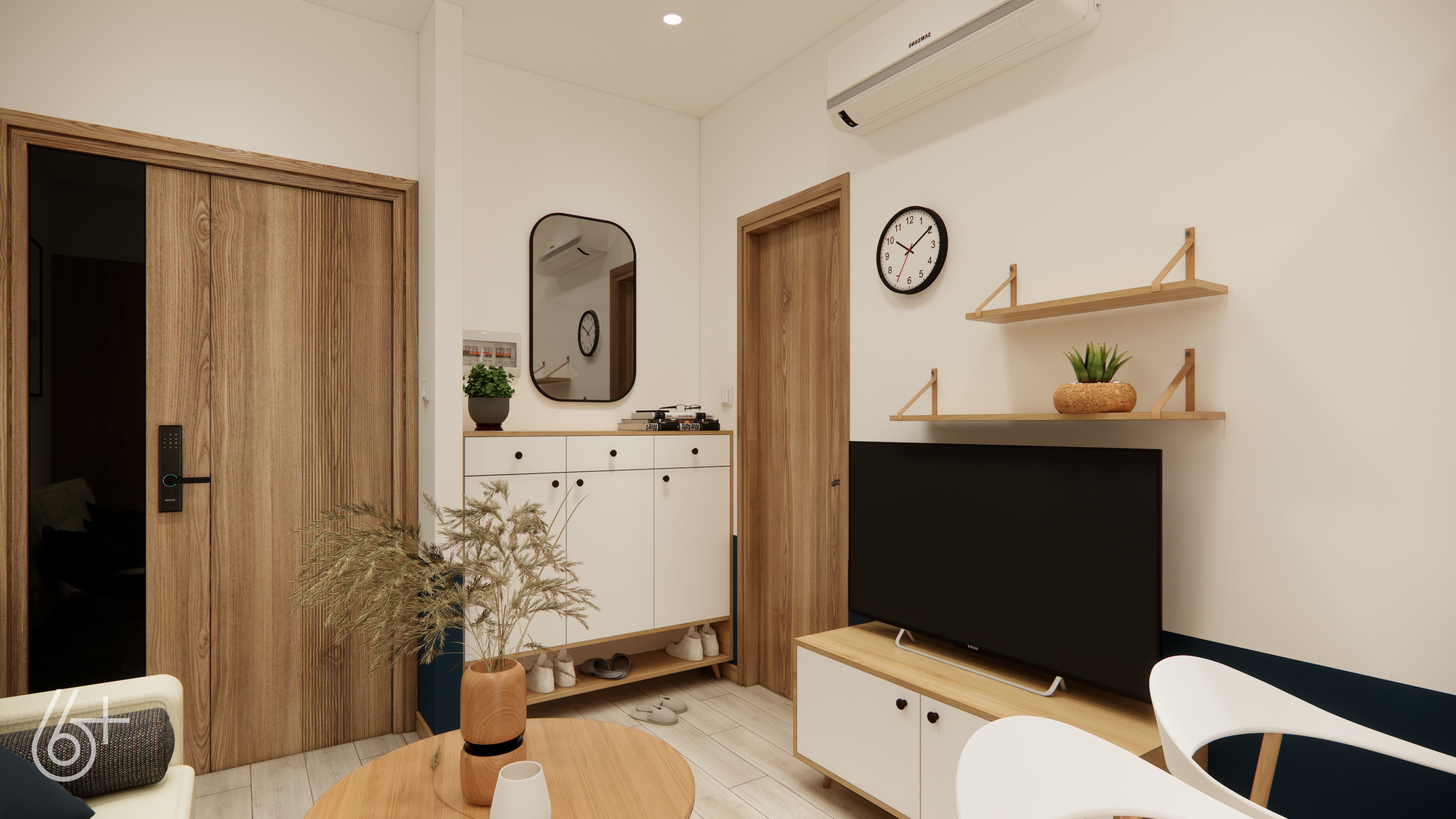 NHÀ Ở XÃ HỘI 50M2 - 2 NGỦ - hình ảnh công trình