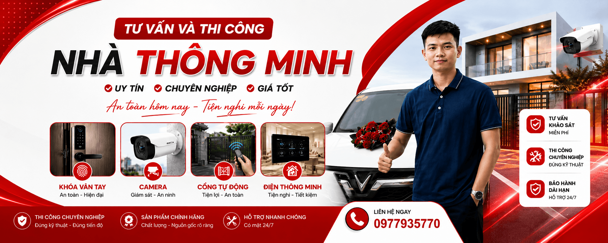 Công trình của Công ty tnhh giải pháp nhà thông minh b và a