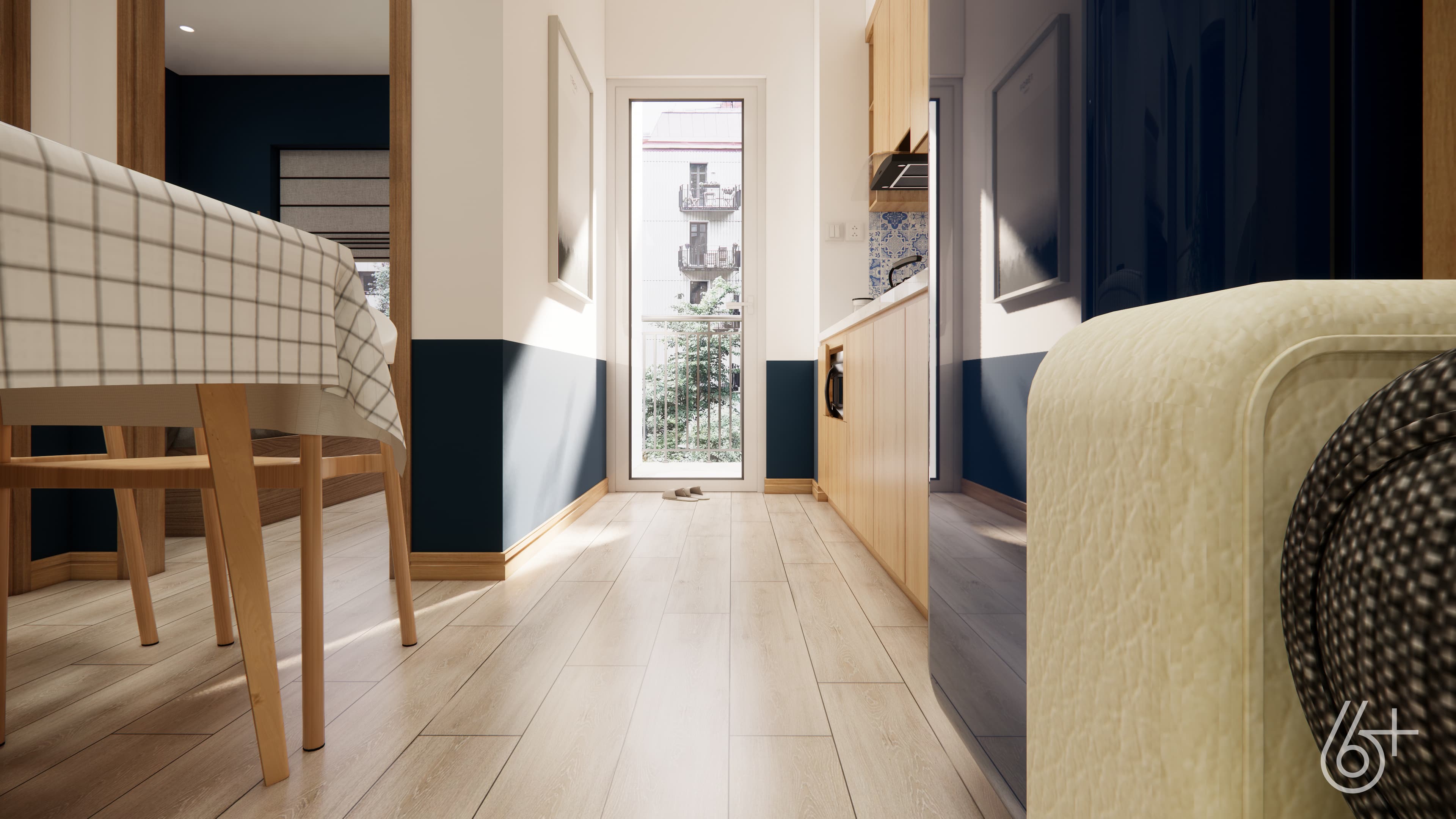 NHÀ Ở XÃ HỘI 50M2 - 2 NGỦ - hình ảnh công trình