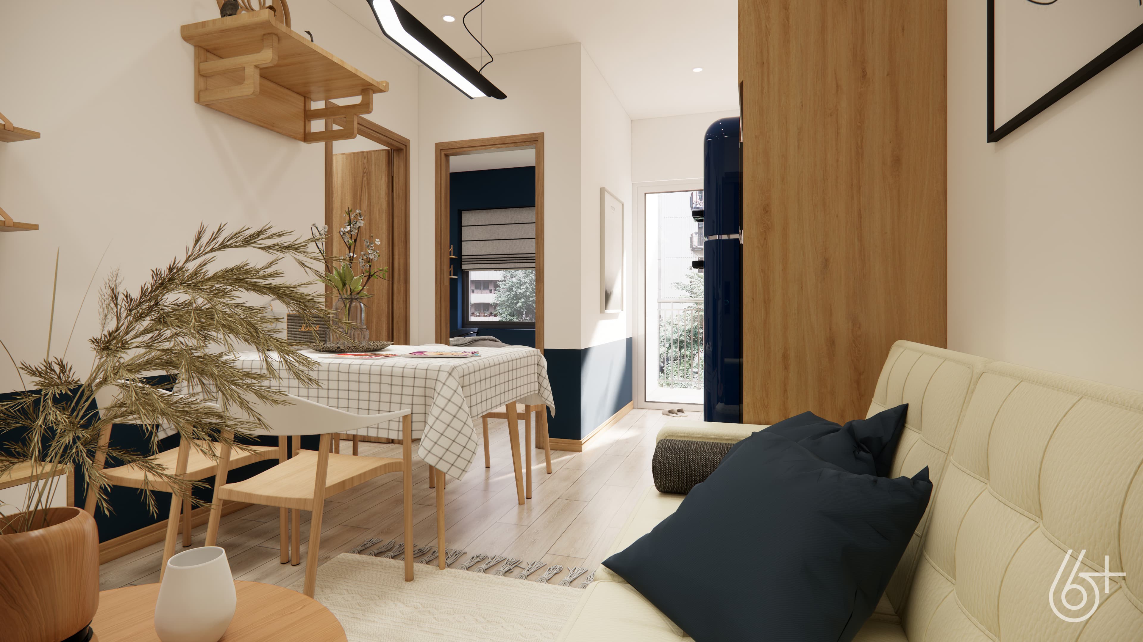 NHÀ Ở XÃ HỘI 50M2 - 2 NGỦ