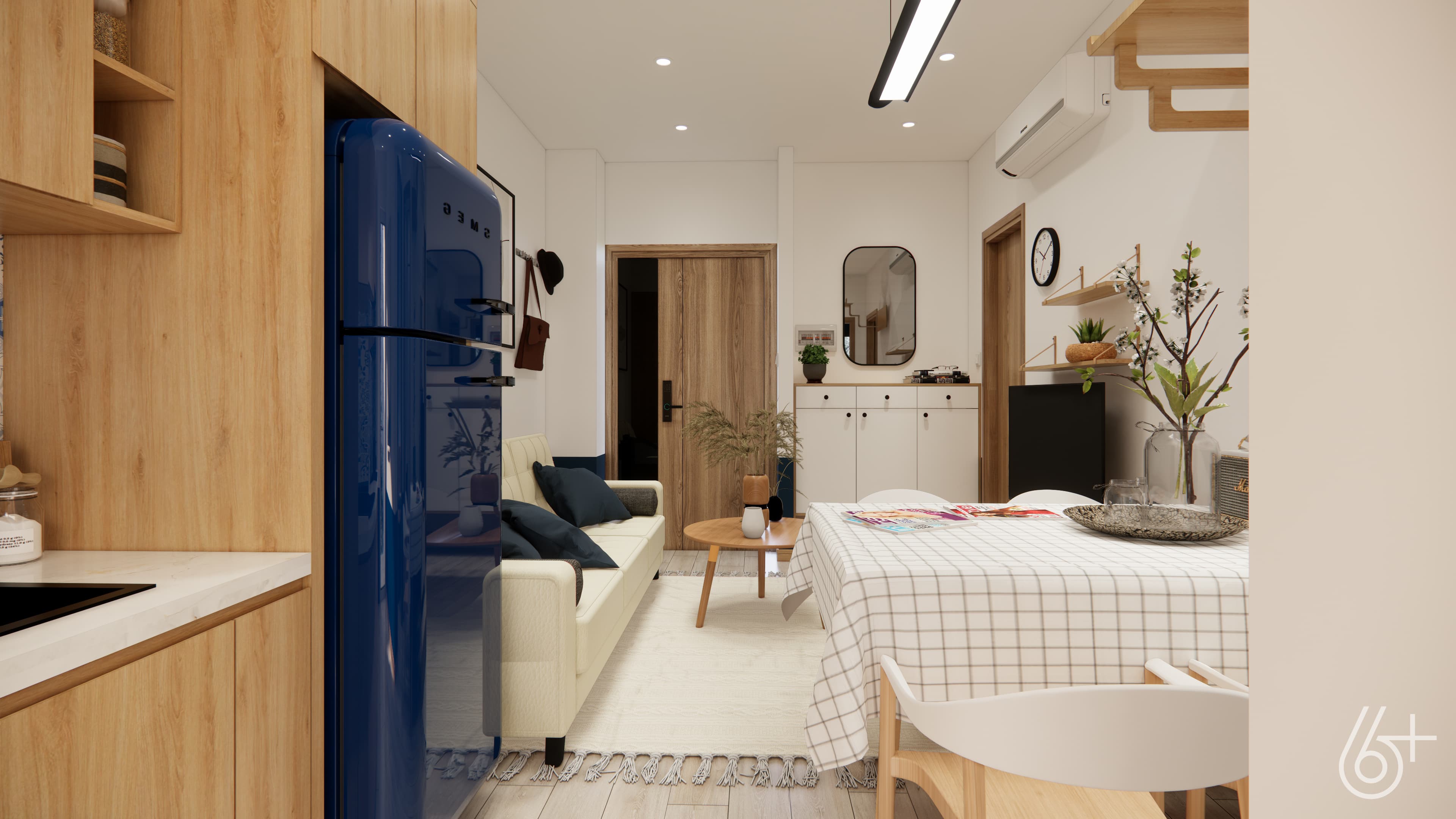 NHÀ Ở XÃ HỘI 50M2 - 2 NGỦ - hình ảnh công trình