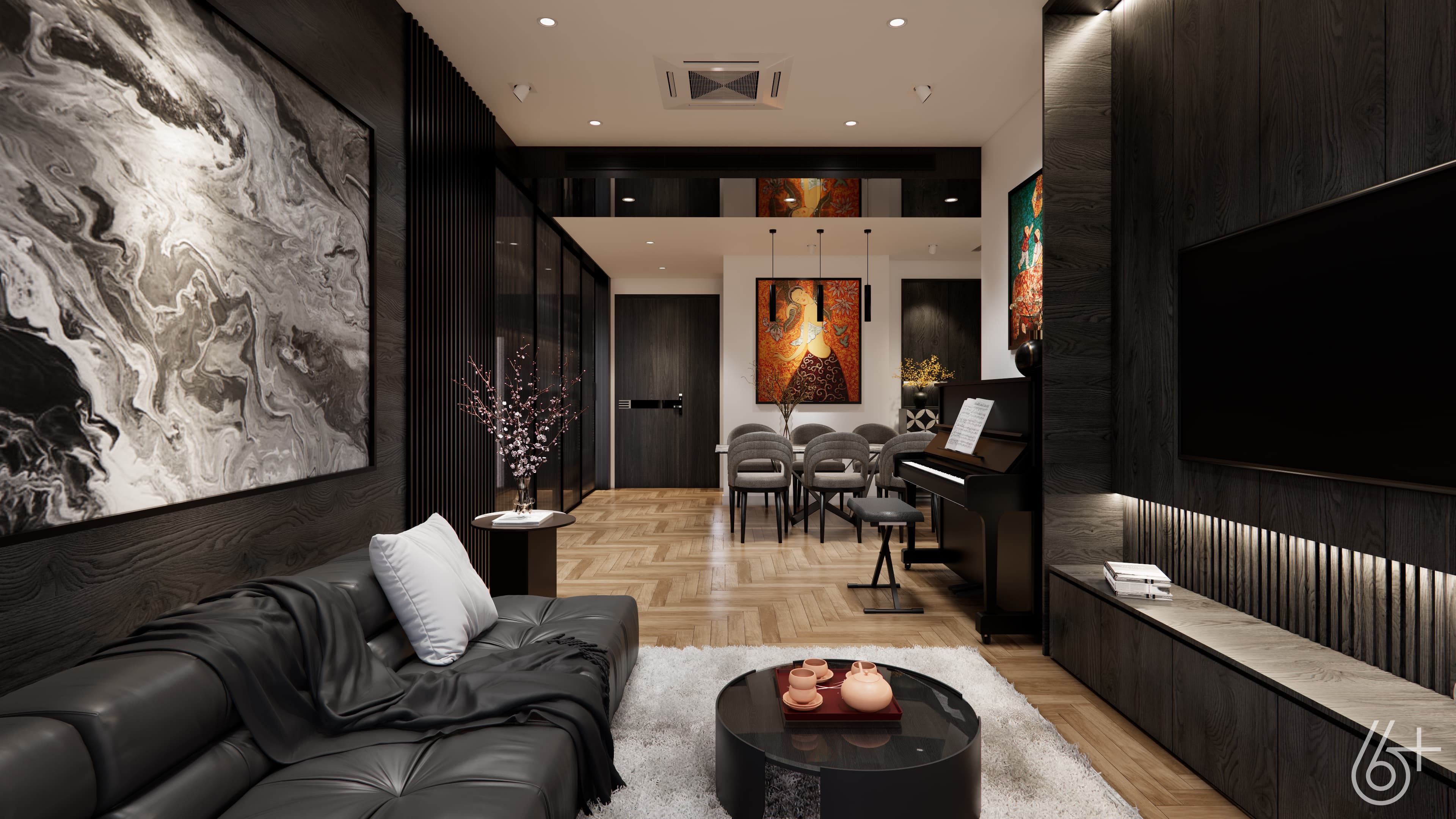 CĂN HỘ GƯƠNG ĐEN - 3 NGỦ - KHAI SƠN CITY - hình ảnh công trình