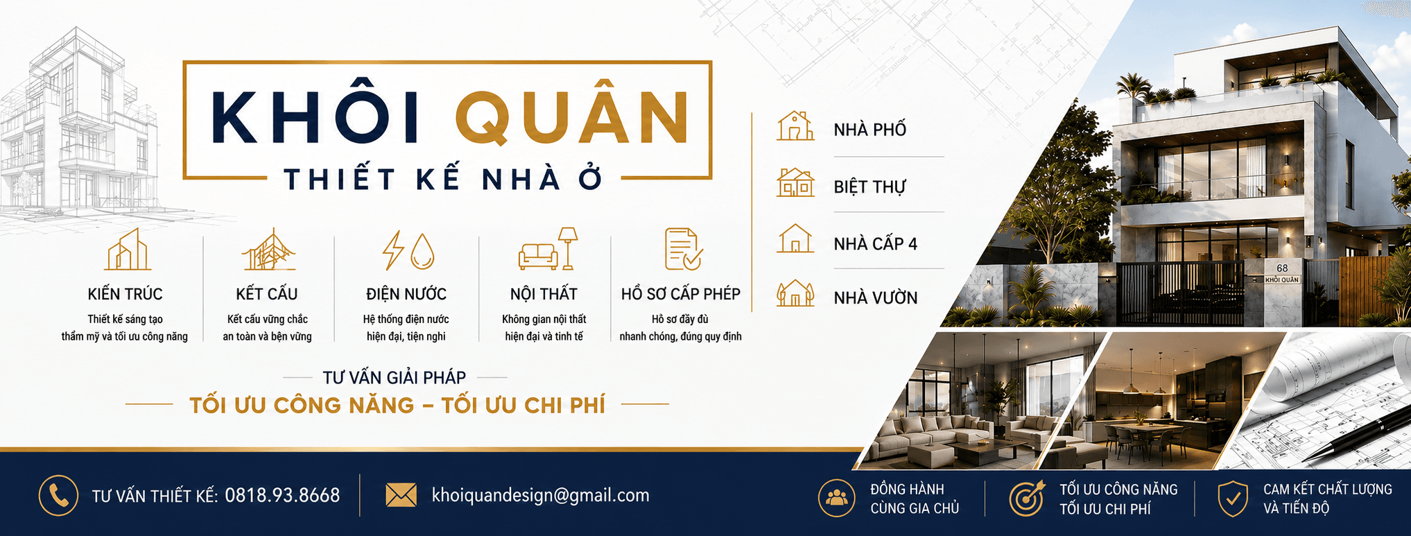 Công trình của KHÔI QUÂN Thiết kế nhà dân