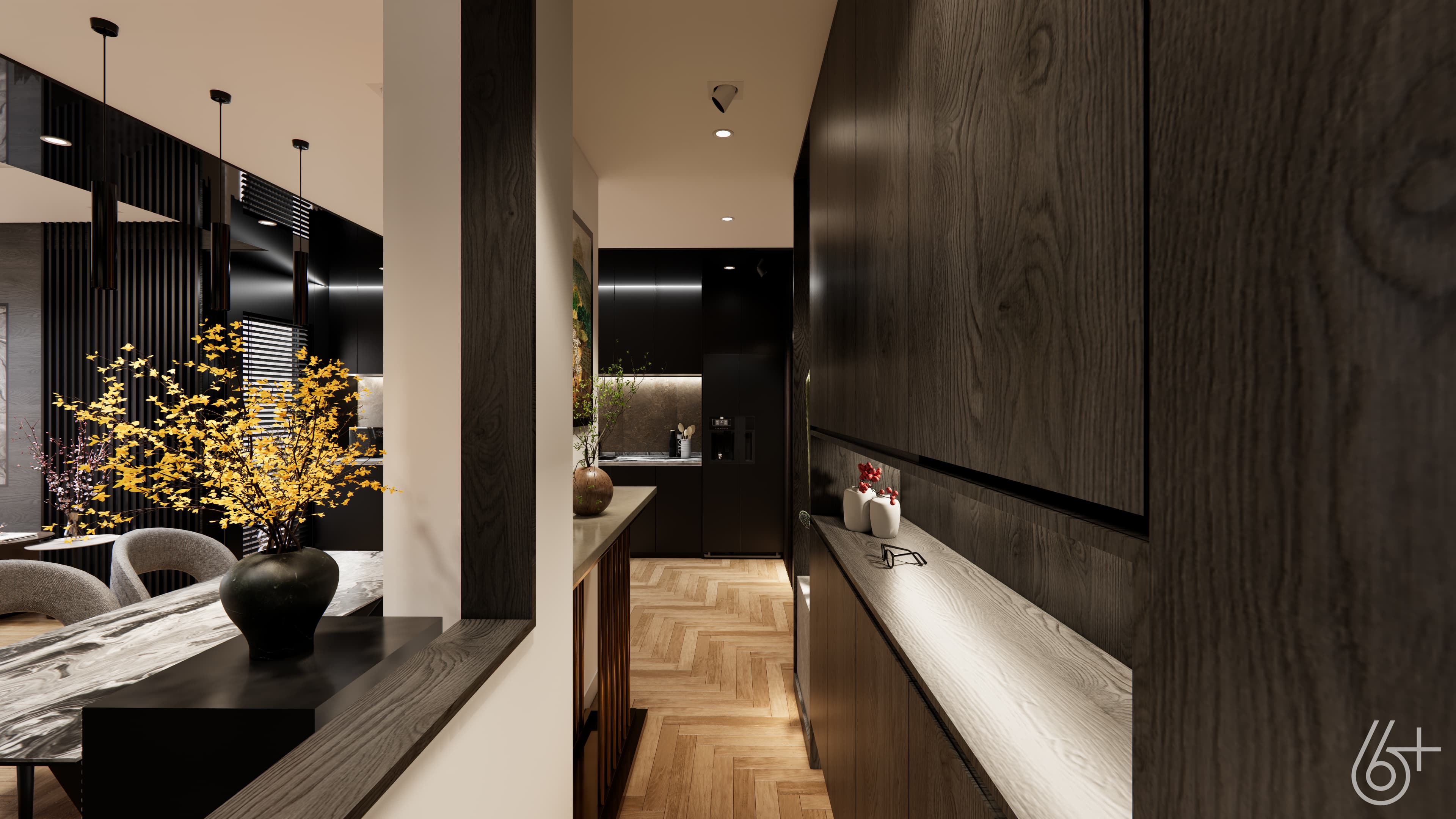 CĂN HỘ GƯƠNG ĐEN - 3 NGỦ - KHAI SƠN CITY - hình ảnh công trình