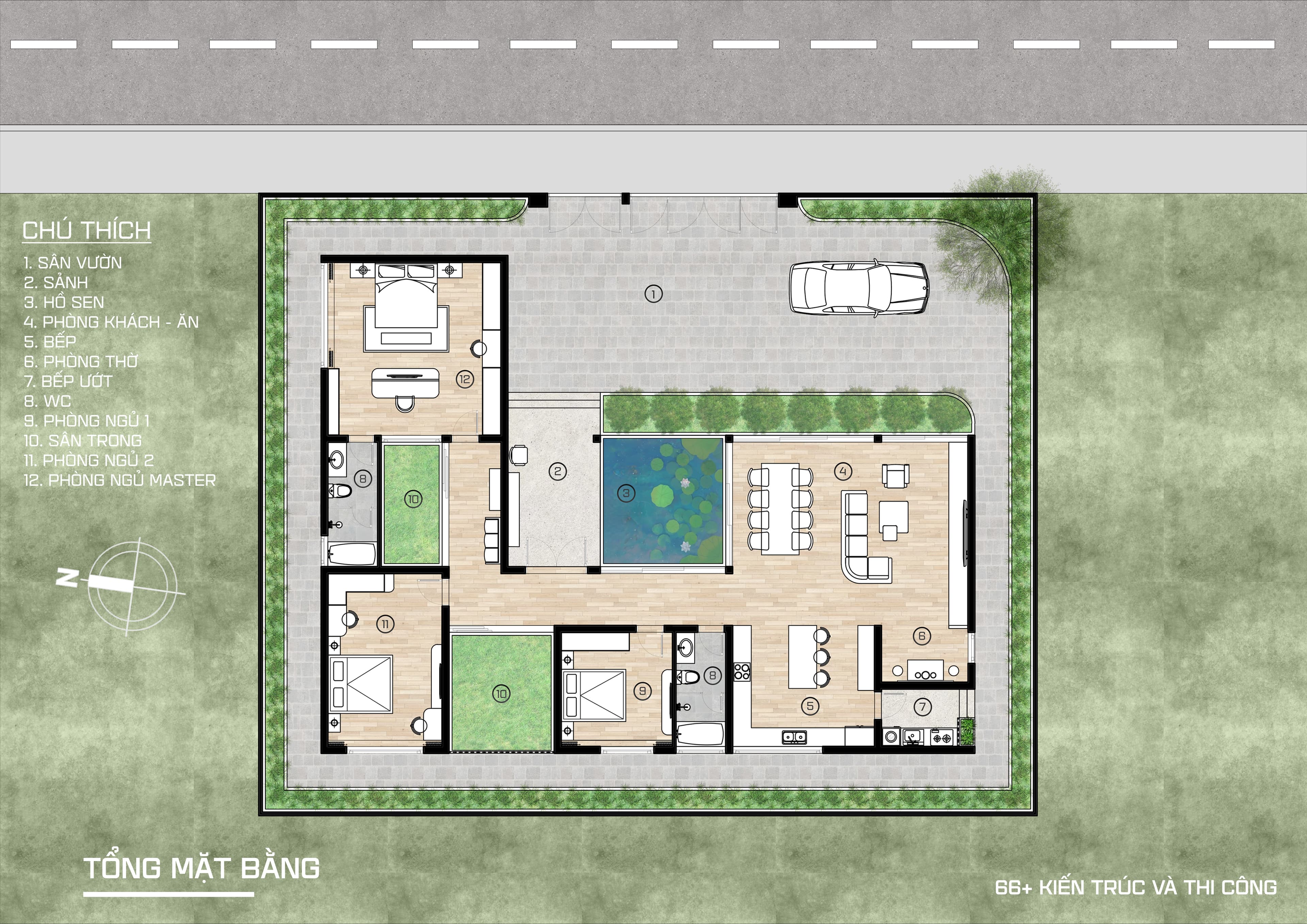 NHÀ VƯỜN - 3 NGỦ - 500M2 - hình ảnh công trình