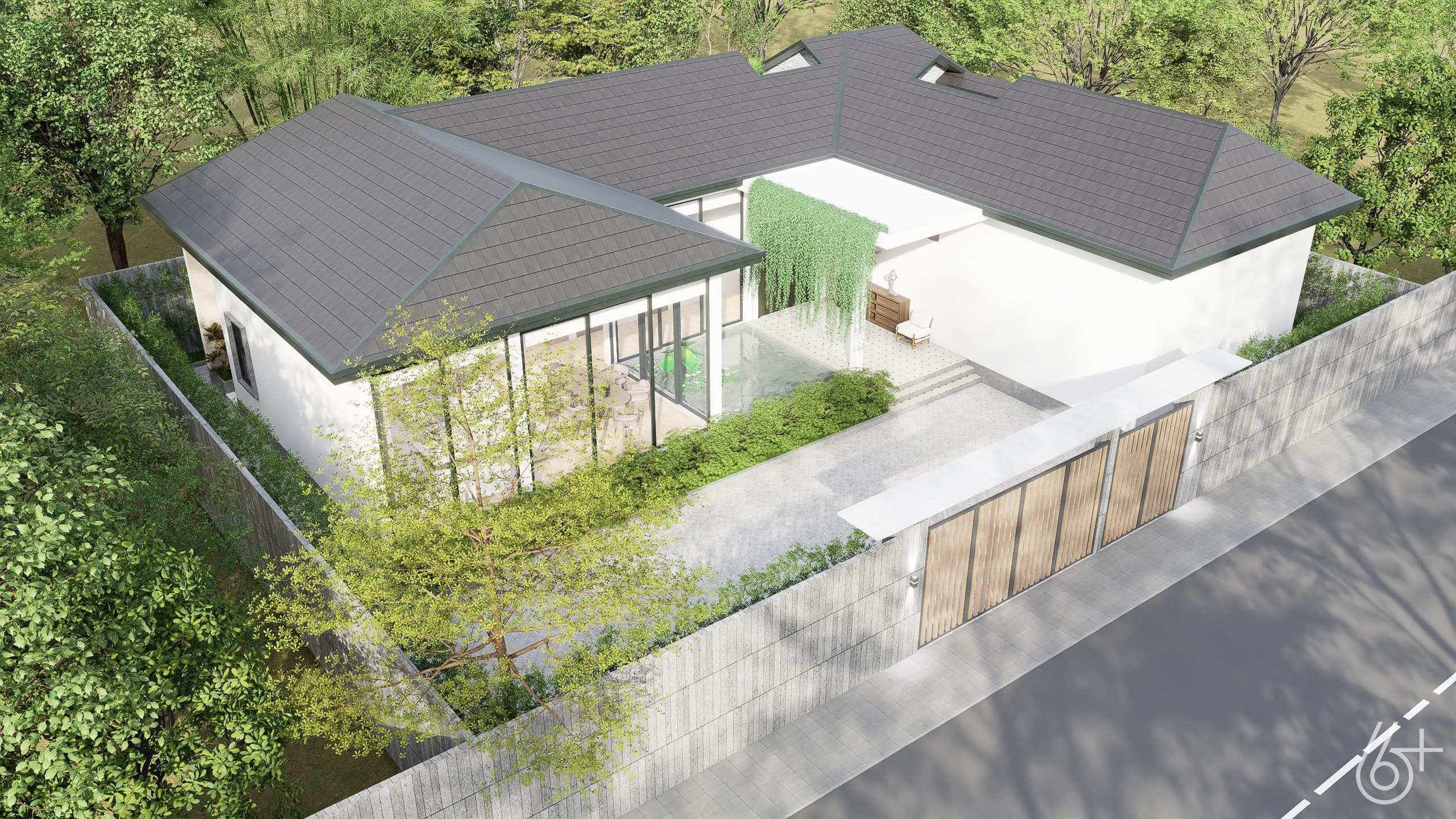 NHÀ VƯỜN - 3 NGỦ - 500M2 - hình ảnh công trình