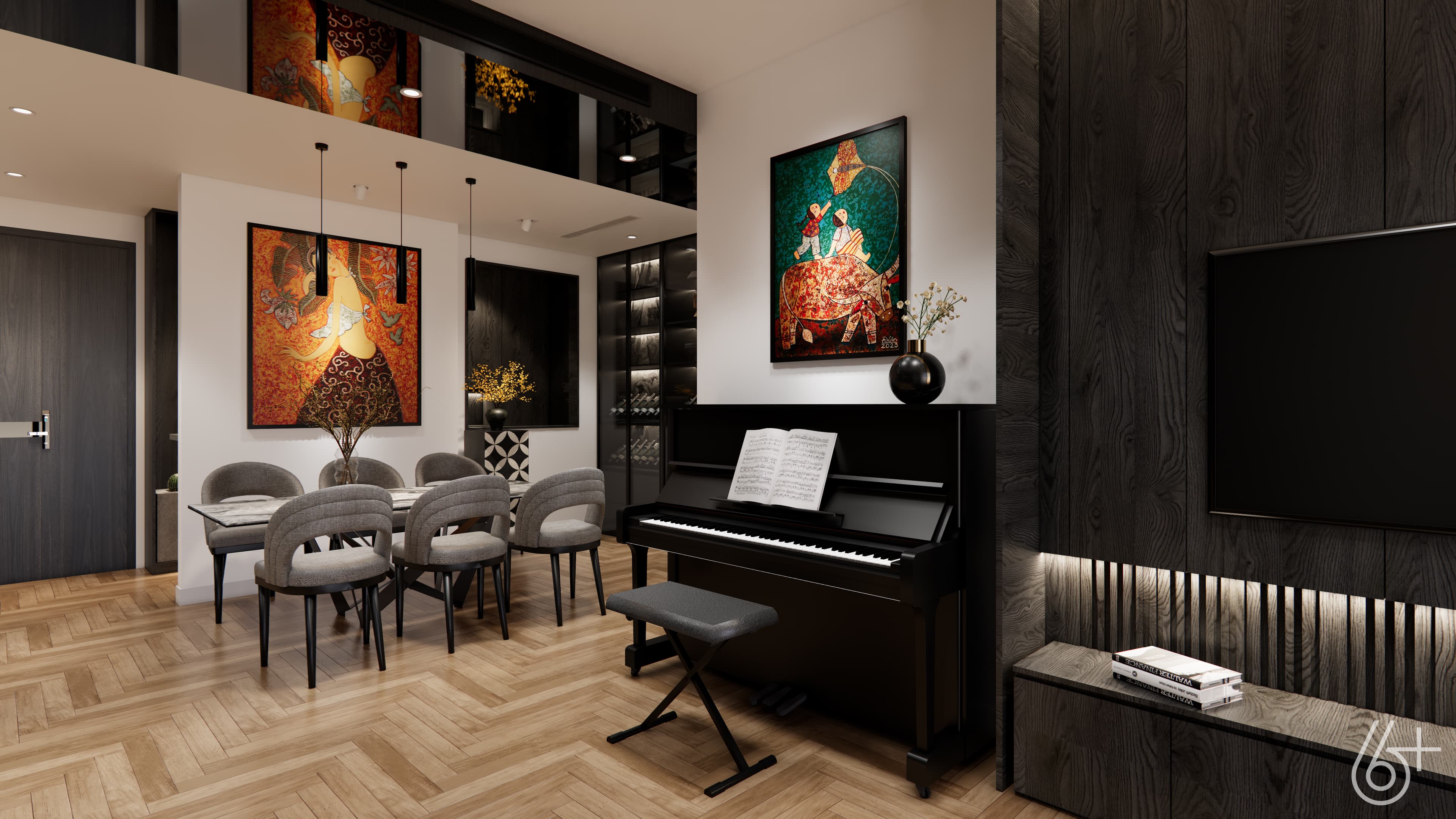 CĂN HỘ GƯƠNG ĐEN - 3 NGỦ - KHAI SƠN CITY - hình ảnh công trình