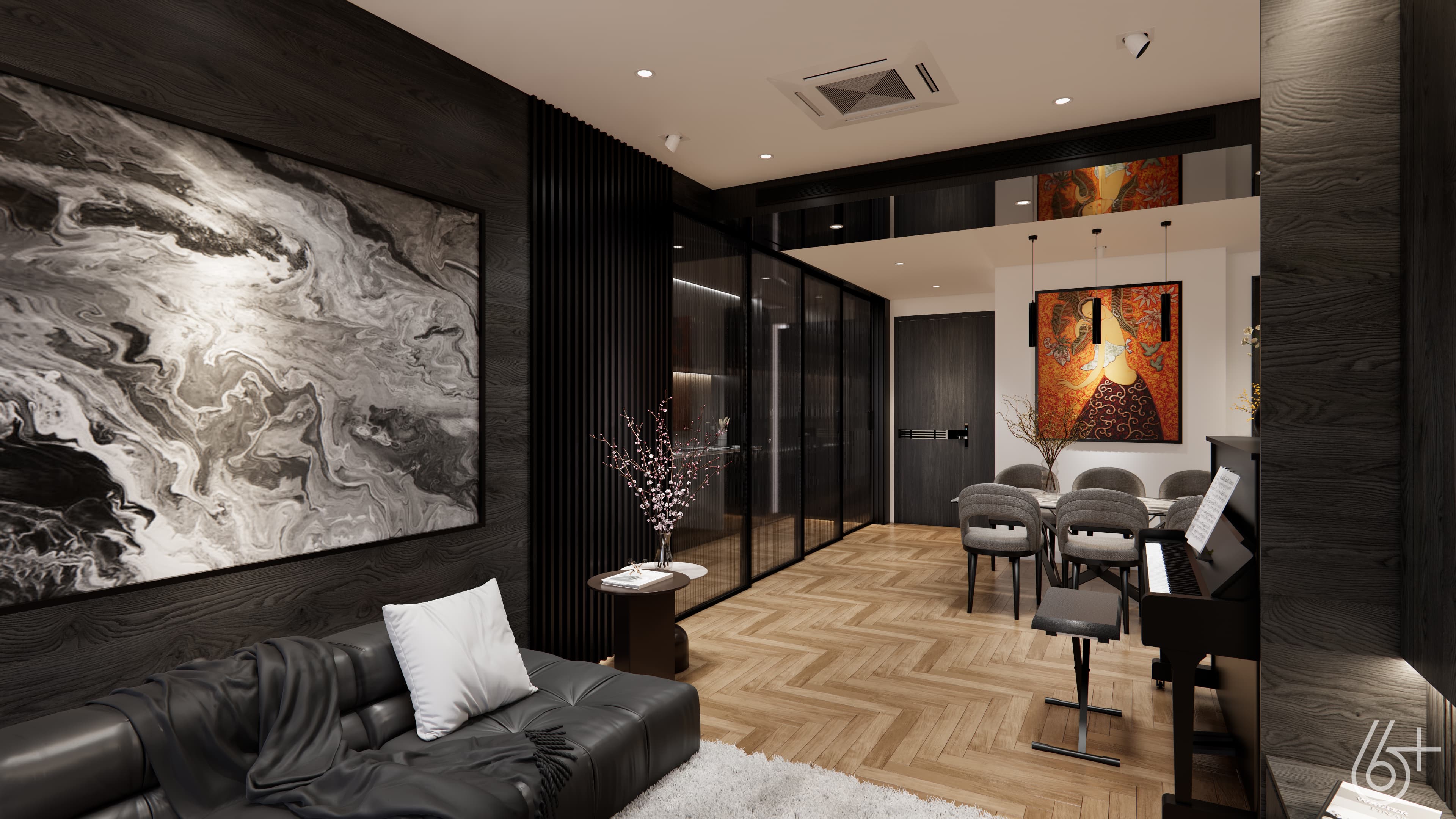 CĂN HỘ GƯƠNG ĐEN - 3 NGỦ - KHAI SƠN CITY - hình ảnh công trình