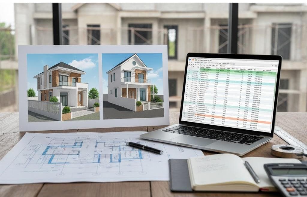 Kinh Nghiệm Lập Dự Toán Chi Phí Xây Nhà Phố: Tránh Bẫy Phát Sinh Cho Người Xây Nhà Lần Đầu