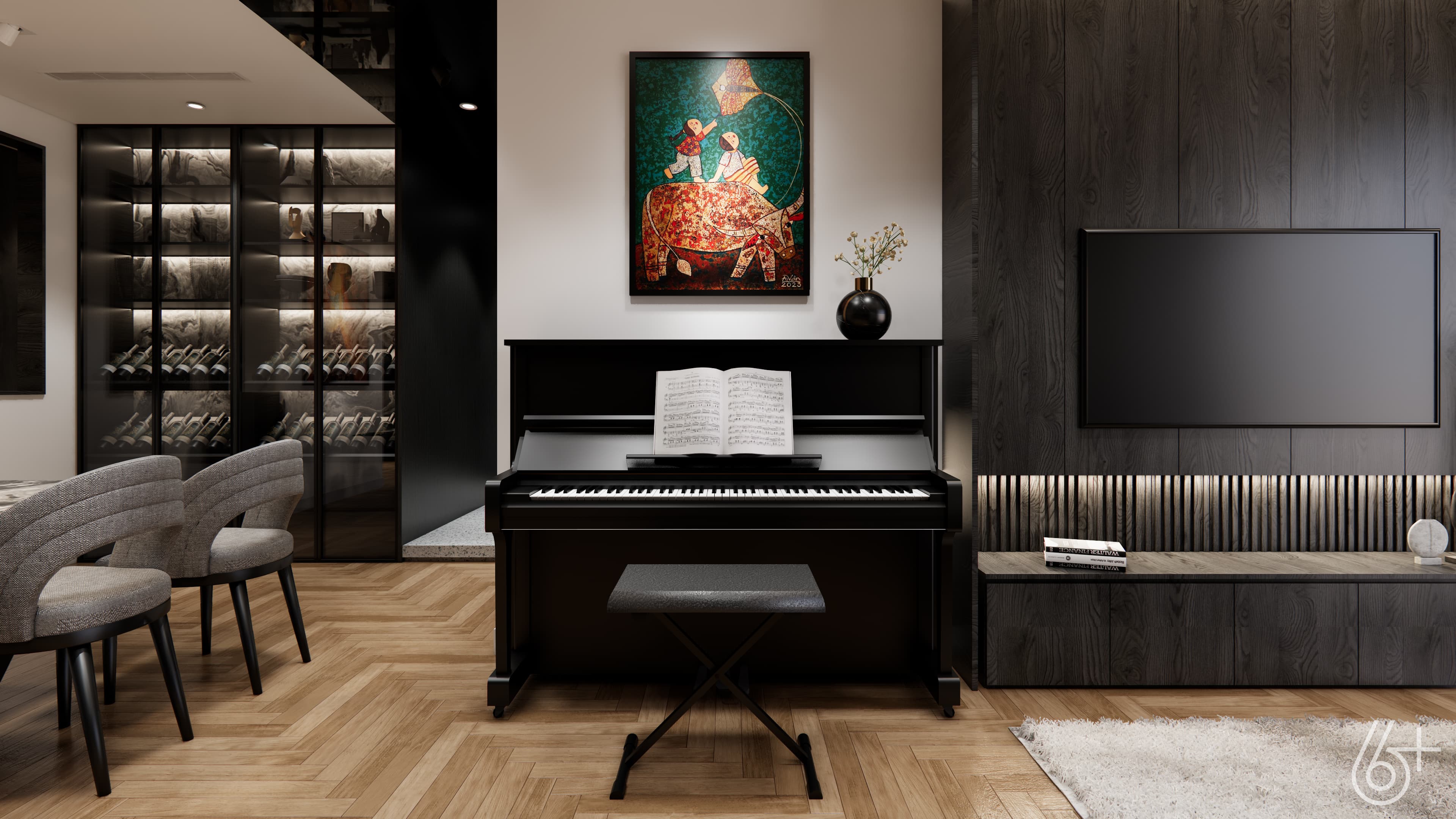 CĂN HỘ GƯƠNG ĐEN - 3 NGỦ - KHAI SƠN CITY - hình ảnh công trình