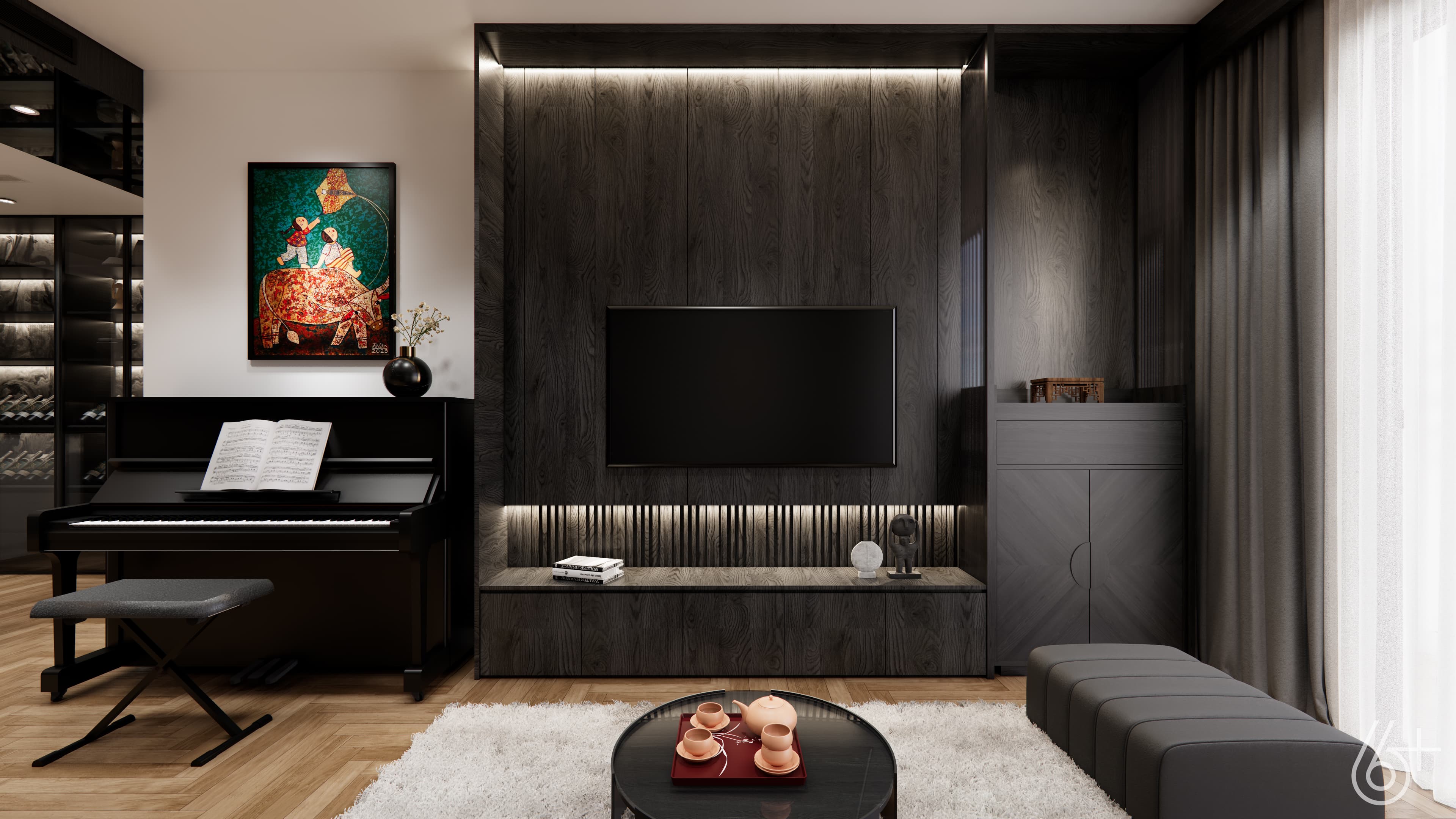CĂN HỘ GƯƠNG ĐEN - 3 NGỦ - KHAI SƠN CITY - hình ảnh công trình