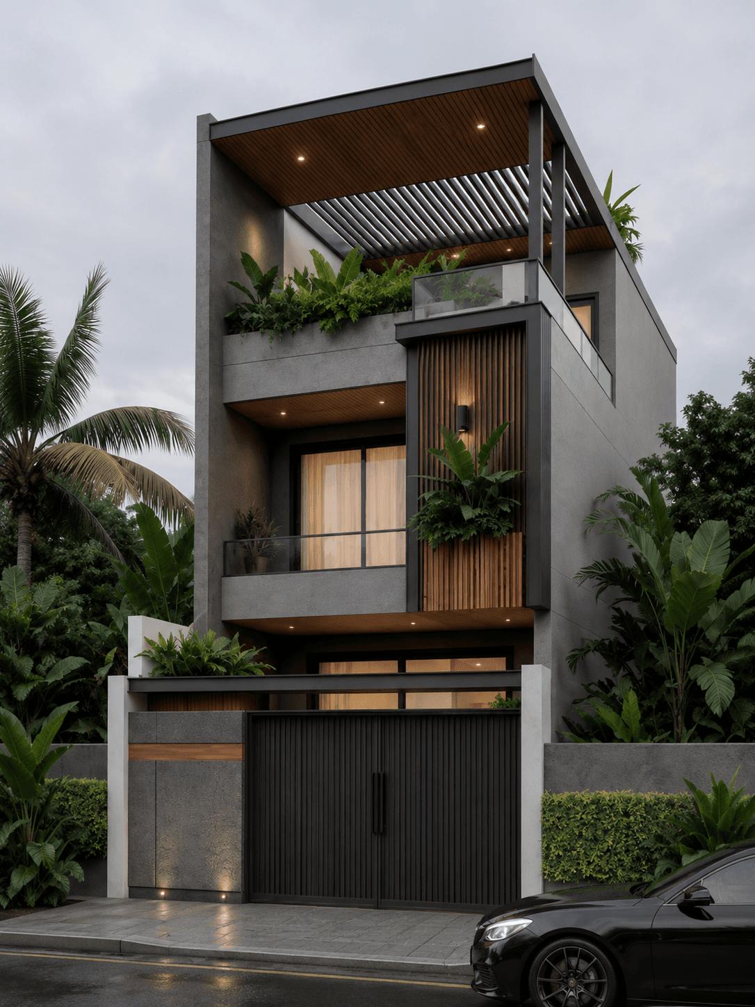 Cải tạo nhà 1 tầng lên 3 tầng 5x30